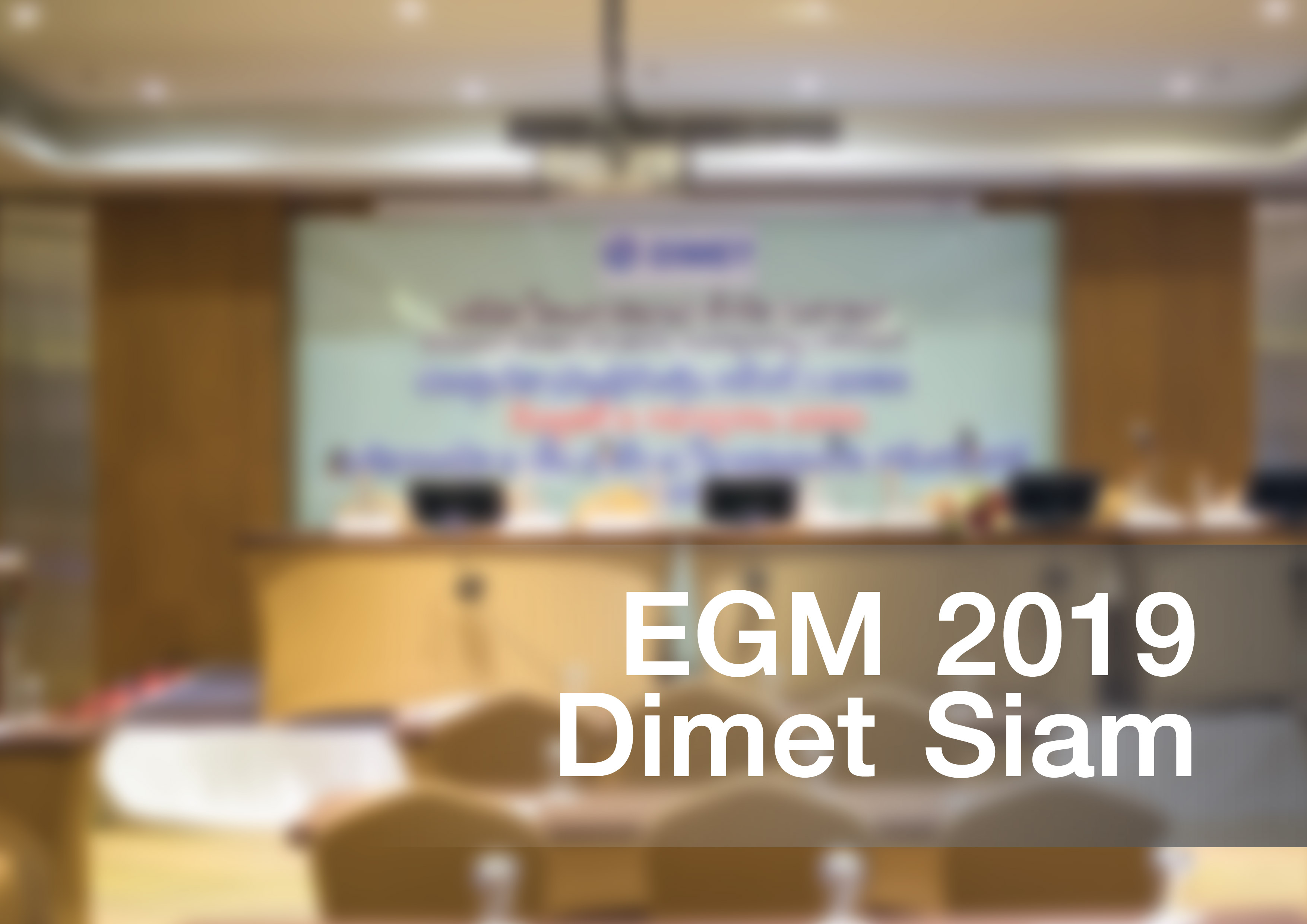 EGM 2019 Dimetsiam